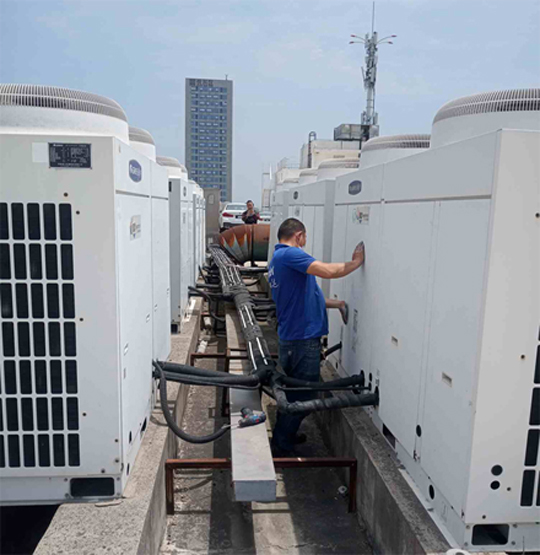 奇台中央空调制热和不制冷系统维修方法